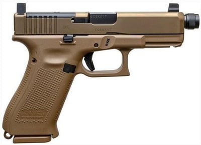 Glock 19X MOS Coyote Brown 9mm 4.52" Threaded Barrel 19-Rounds Ameriglo Suppressor Sights - $699.99 ($19.99 S/H on Firearms / $15.99 Flat Rate S/H on ammo)