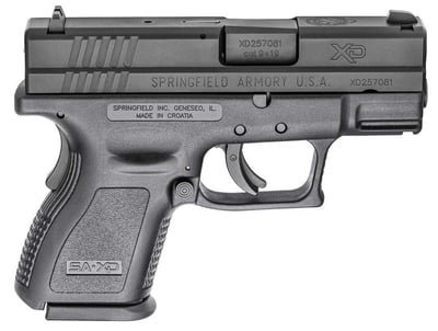 Springfield XD Defender Sub-Compact 9mm 3" 13+1 Black Black Polymer Grip - $323.19 
