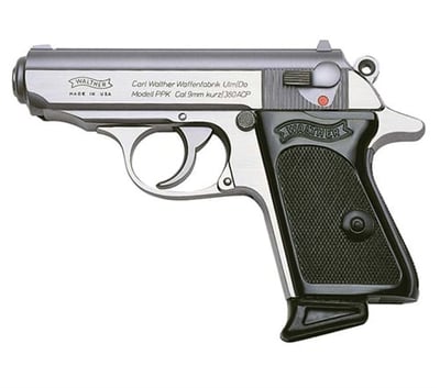 Walther PPK STS 380ACP 3.3" Barrel 6+1 4796001 - $729.99 (Free S/H on Firearms)