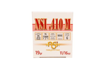 NOBEL AMMO 410 3" 1145FPS 11/16oz #6 250rd Case - $199.99 + $11.99 Flat Rate Shipping