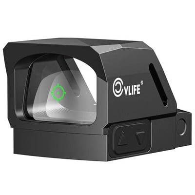 36% off CVLIFE WolfCovert X 3 MOA Dot & 32 MOA Circle Red/Green Dot Sight for RMS RMSc, Motion Awake Fiber Optic Scope for Compact Pistol, 3500G Shockproof Open Reflex Sight with Adapter for RMR/MOS/Picatinny w/code KOCE3MN8 + FREE Shipping