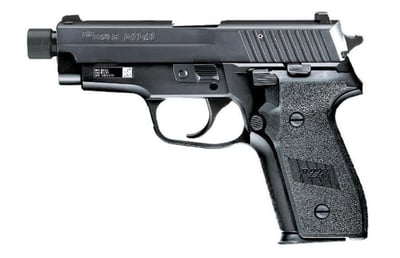 Sig Sauer M11-A1 Threaded Barrel SA 9mm 3.9" Stainless Black Polymer 15Rd 3 Mags SRT Trigger Night Sights - $855.46