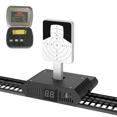 Tipfun Portable Laser Trainer Target with Moving Track and 9mm Laser Training Cartridge with Chamber Extractor Tool - $31.34 After Code:"UV6IGPCZ" + FREE Shipping