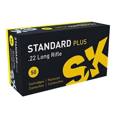 SK Standard Plus Rimfire Ammunition .22 LR 40 gr 1073 fps 50rds - $8.79