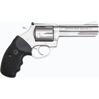 Charter Arms Pitbull 9mm, 4.2" Barrel, Black Rubber Grip, Stainless, 5rd - $403.99