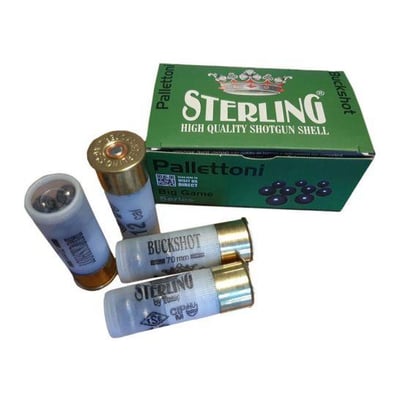 Case of Sterling 2.75" 1 3/16oz 00 Buckshot 12 Gauge Ammunition, 200 Rounds - $179.99