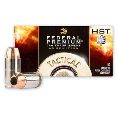 Federal .45 ACP 230gr HST Hollow Point Tactical Ammo, 50rds - P45HST2 - $39.99