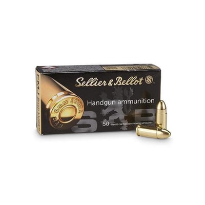 Sellier & Bellot - 9mm - 115 Grain - FMJ - 50 Rounds - $12.99