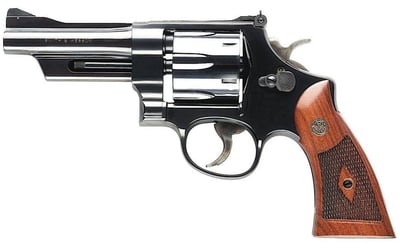 Smith & Wesson 27 Classic 357 Mag 4" Stainless 6 Rounds Walnut Grip Internal Lock - $899.98