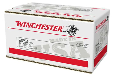 Winchester .223 Remington Ammo 55 gr FMJ 200 Round Value Pack - $89.99 