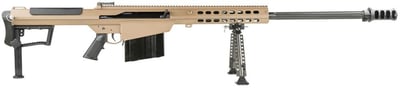 Barrett M107A1 50BMG FDE CERAKOTE 29" FLUTED - $11914.00 (Free S/H on Firearms)