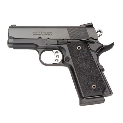 Smith & Wesson 178020 1911 Pro Single 45 Automatic Colt Pistol (ACP) 3" 7+1 Black Synthetic Grip Black - $1120.05