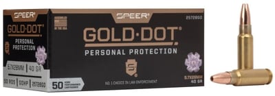 Speer Gold Dot Personal Protection 5.7x28 Ammo 40 Gr 50rds - $39.99