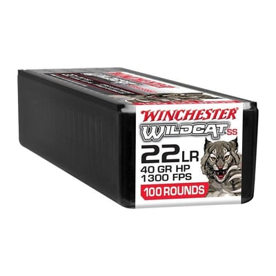 Winchester .22 Long Rifle Ammo 40gr Lead Round Nose 100/Box - $5.74 