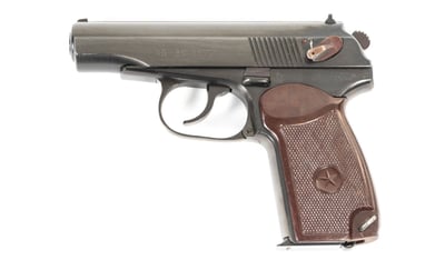 (SURPLUS) Arsenal Makarov 9x18mm, Bulgarian Made, Brown Grip, Black 8rd - $508.99