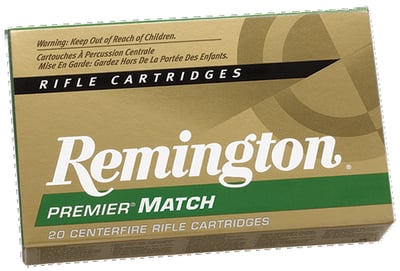 Remington Premier Match 223 Rem 69 gr Sierra MatchKing Hollow Point Boat-Tail - $230 (Free S/H)