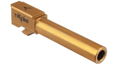TRYBE Defense Non Threaded Conversion Pistol Barrel for Glock 23/32, 9mm, 416R Stainless Steel, Gold TIN - $53.91 (Free S/H over $49 + Get 2% back from your order in OP Bucks)