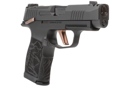 Sig P365XL Rose 9mm 3.1" Barrel Compensated Slide Rose Gold Grip Engraving 12rd - $899.99 + Free Shipping 