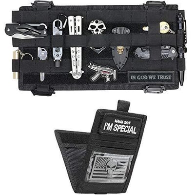 WYNEX Tactical Molle Sun Visor Panel Organizer with 3 Elastic Strap - $16.79 + FREE Shipping