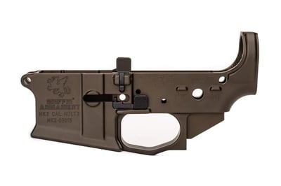Griffin Armament MK2 AR-15 Lower Receiver, Terra Brown - $208.95 + Free Shipping