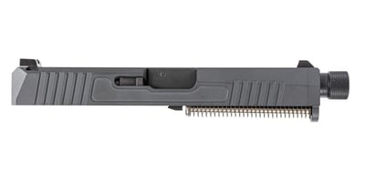 PSA Dagger Complete Slide Assembly with Threaded Barrel, Carry Cut, Gray - $154.99