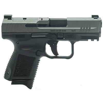 Century HG5610TN TP9 Elite Sub-Compact 9mm Luger 3.60" 15+1 12+1 Black Tungsten Gray Cerakote Steel Slide Black Interchangeable Backstrap Grip - $347.50 (add to cart to get this price)