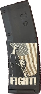 Black Rain Ordnance AR-15 Magazine "Trump Fight" 5.56 / .223 Rem 30-Rounds - $17.39 ($19.99 S/H on Firearms / $15.99 Flat Rate S/H on ammo)