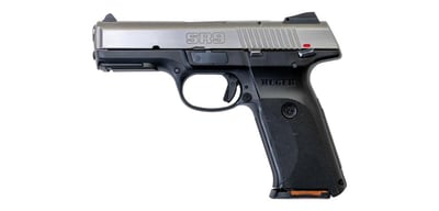 Ruger SR9 *Rental/Used* 9mm 4.1" Barrel Adjustable Sights Black/Stainless 17rd - $259.99 after code "WELCOME20" 