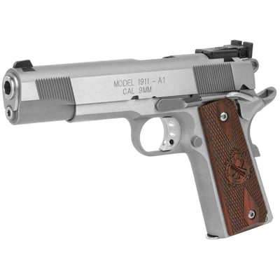 Springfield 1911 Loaded Target Stainless 9mm 5" 9rd Pistol - $899 (FREE Shipping over $50)