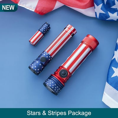 Olight USA Stars & Stripes Package - $179.95 (Free S/H over $49)