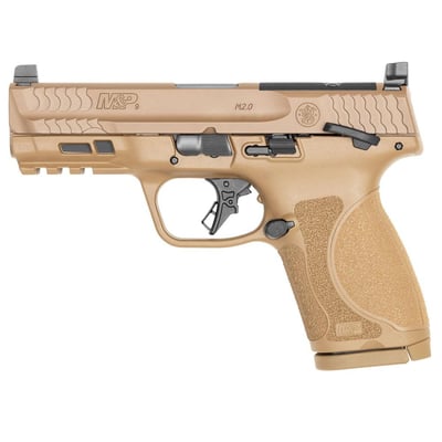 SMITH & WESSON - M&P 9 M2.0 Comp OR 9mm Luger 4" BBL FDE 15-RD W/Safety - $529.99 (Free S/H over $99)