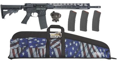 F-1 Firearms FDR-15 223 Wylde - 5.56 16" MLOK Stars & Stripes Rifle Kit w/ 3 Amend2 30rd Mags, USA Tactical 42" Case, & Crimson Trace CTS-25 Red Dot - $577.77 