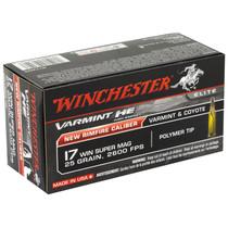 Winchester S17W20 Varmint HV 17 WSM 20 GR Poly Tip 50 Rounds - $17.49