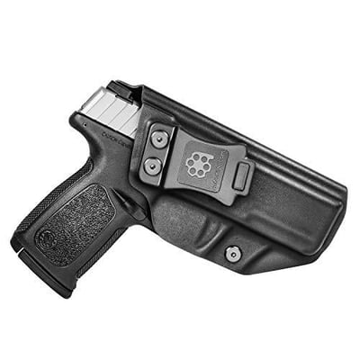 Amberide IWB KYDEX Holster Fit: S&W SD9 VE & SD40 VE Inside Waistband Adjustable Cant US KYDEX Made (Black, Right - $26.99 (Free S/H over $25)