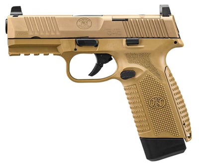 FN 545 MRD 45 ACP NMS 2-15 RD MAGS FDE - $629.99 