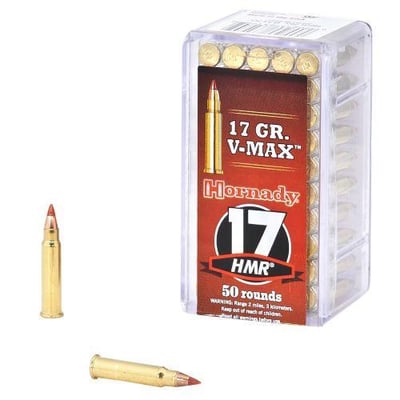 Hornady V-MAX .17 HMR 17-Grain 50 Rnds - $60