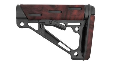 Hogue AR15/M16 OverMold Collapsible Buttstock, Fits Mil-Spec Buffer Tube, Red Lava Rubber 15440 - $40.43 w/code "15PARTS" (Free S/H over $49 + Get 2% back from your order in OP Bucks)