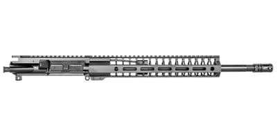 BG 16" 300 BLK Upper Receiver - Black A2 12" M-LOK Without BCG & CH - $150.95 