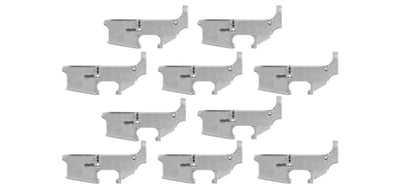 Always Armed Overrun AR-15 80% Lower Receiver - Raw – 10 Pack - $285 