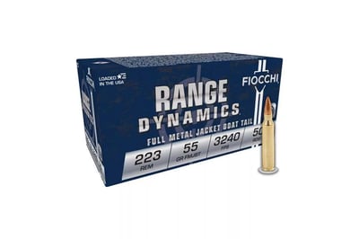 Fiocchi .223 Remington 55 Grain FMJBT Ammo - 1000 round case - $449.99  ($8.99 Flat Rate Shipping)