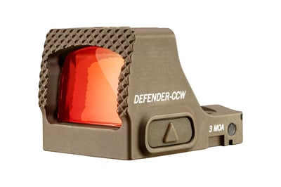 Vortex Defender CCW 1x25mm 3 MOA Red Dot Sight, Tan - $173.56 w/ Code: "STCKUP" (Free S/H over $49 + Get 2% back from your order in OP Bucks)