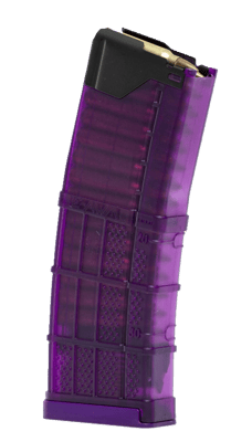 Lancer L5 Advanced Warfighter 5.56x45 30 Round AR-15 Magazine, Translucent Purple - $9.99 