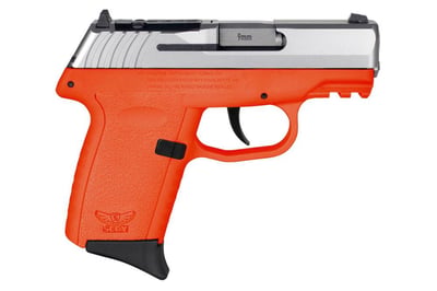 SCCY CPX-2 Gen3 9mm Optic Ready Pistol with Orange Frame and Stainless Slide - $199.99 (Free S/H on Firearms)