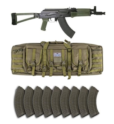 PSA AK-P GF3 Classic Triangle Side Folding Pistol, w/10 ODG Waffle Mags and PSA ODG Rifle Bag - $999.99 + Free Shipping