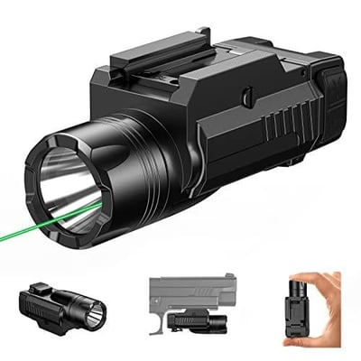 EZshoot 600 Lumens Tactical Flashlight with Laser - $53.19 w/code "4QYT3J5U" (Free S/H over $25)