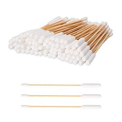 BOOSTEADY 300PCS Gun Cleaning Swabs Double End for .22 and 9mm 6 Inch with Bamboo Handle - $11.69 AFTER CODE "5A8L5G4O" (Free S/H over $25)