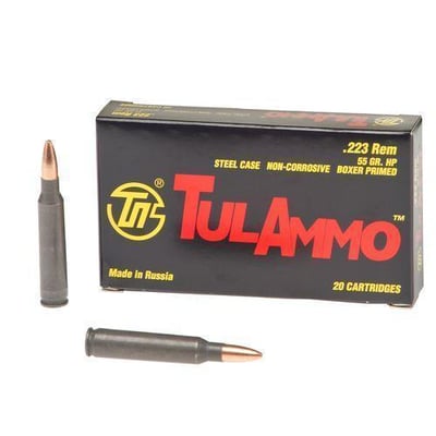 TulAmmo .223 Rem 55-Gr HP 20 rounds - $19.99 (Free S/H over $49 + Get 2% back from your order in OP Bucks)