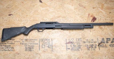 Mossberg 500 12 Gauge Police Trade-In Shotgun with Synthetic Stock, Scope Mount, and Rifled Barrel - $279.99 (Free S/H on Firearms)