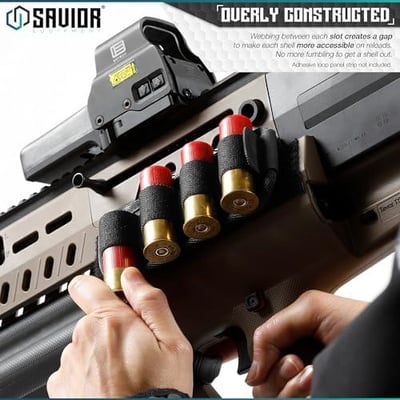 2 Pack Savior Equipment Tactical Shotgun Shell Card Bullet Holder for 12 Ga Shotgun Ammo Carrier (4 Colors (6-Round)) - $9.99 + FREE Shipping