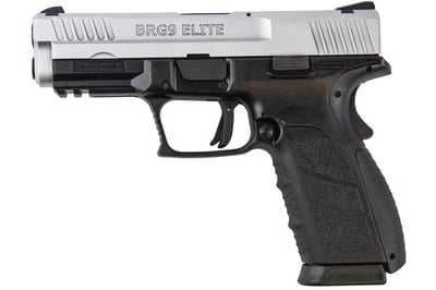 Brg Usa BRG9 Elite 9mm 4" 16rd Semi-Auto Pistol Black / Stainless - $219.99 